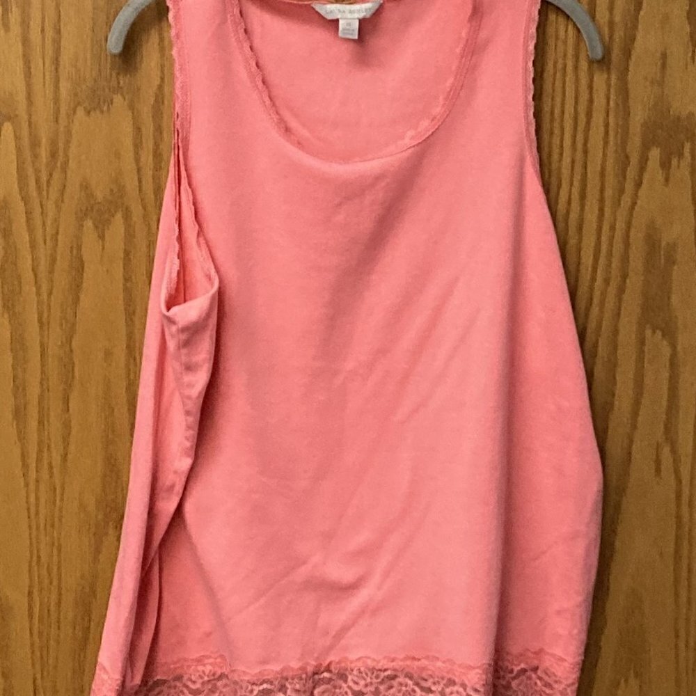 Laura Ashley coral tank top or cami sz 1x